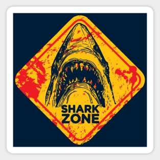 Shark Zone Magnet